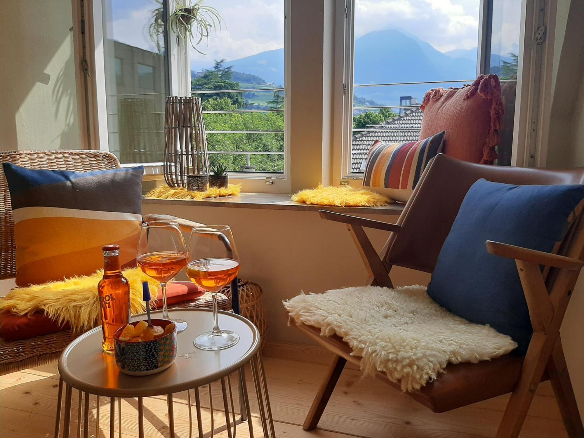 3-Zimmer-Appartement In Privatvilla, Meran Zentrum, Kostenloser Parkplatz Mit Gaestekarte Zewnętrze zdjęcie